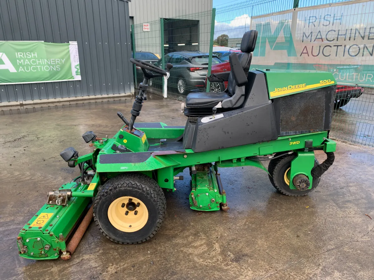 JOHN DEERE 500 3WD CYLINDER MOWER FOR AUCTION - Image 2