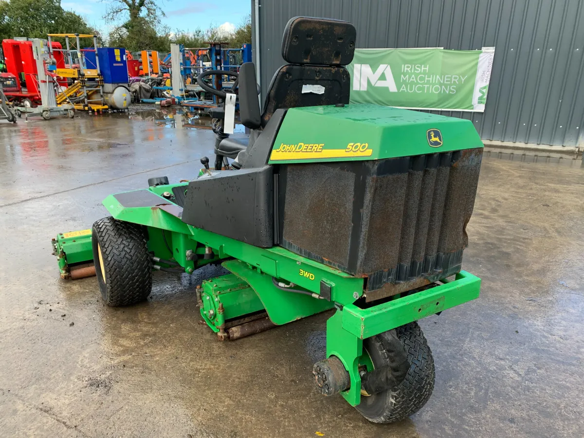JOHN DEERE 500 3WD CYLINDER MOWER FOR AUCTION - Image 3