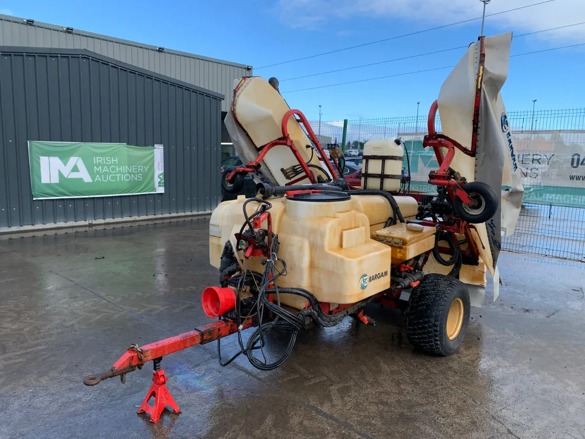 2013 BARGAM TRAILED SPRAYER FOR AUCTION - NAAS - Image 1