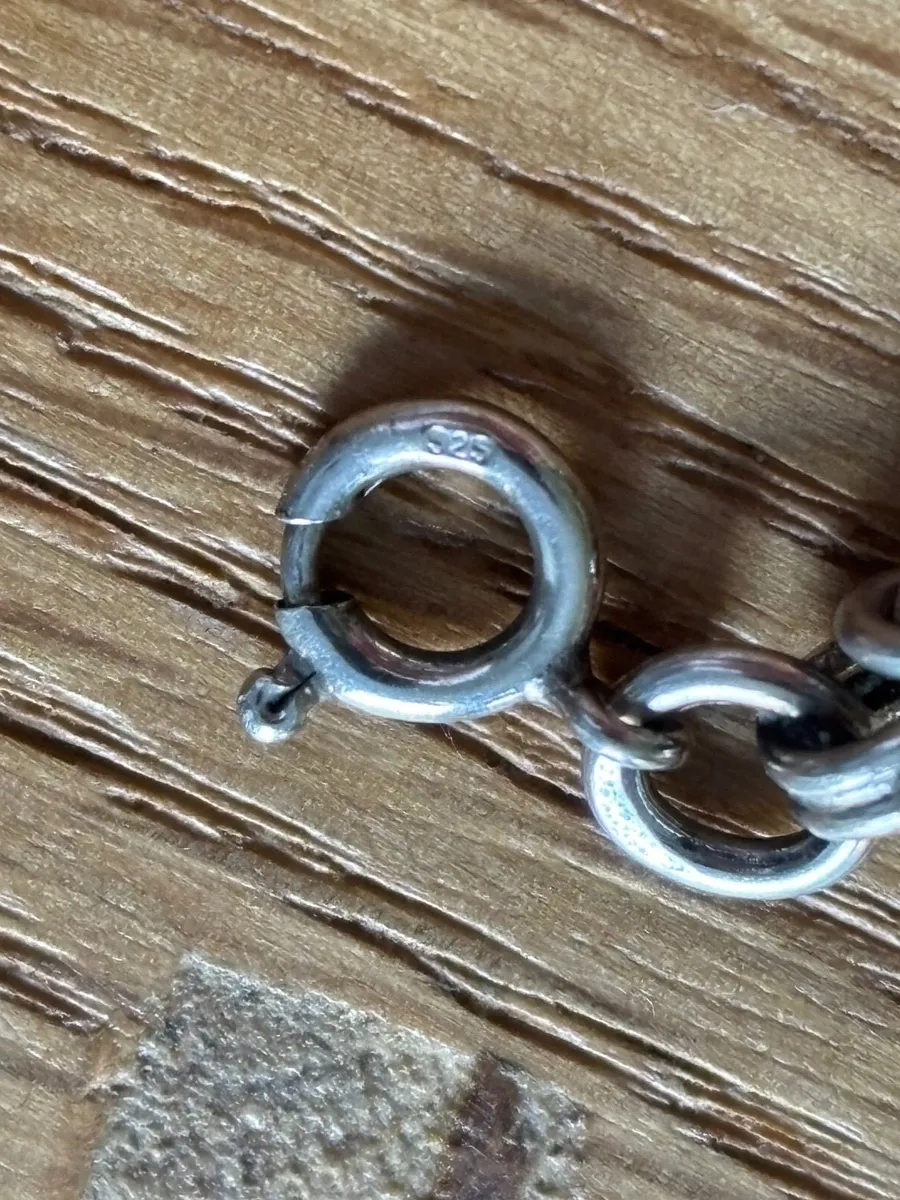 Silver king  chain & bracelet set - Image 2