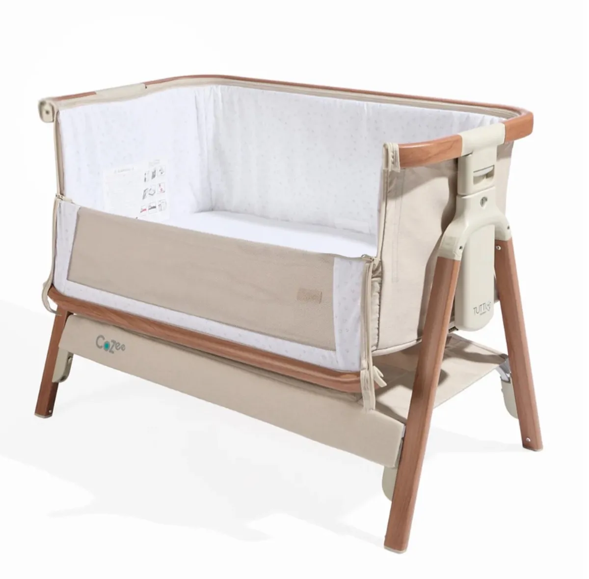 Tutti Bambini CoZee Bedside Crib - Image 1