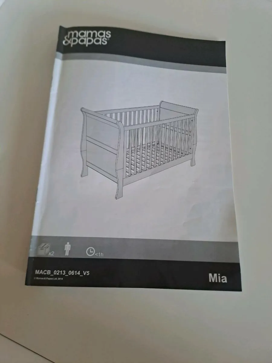 Mamas & Papas Mia Cot Bed & Dresser Changer - Image 3