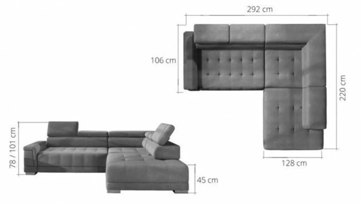 CAMPO L CORNER SOFA BED - Image 2