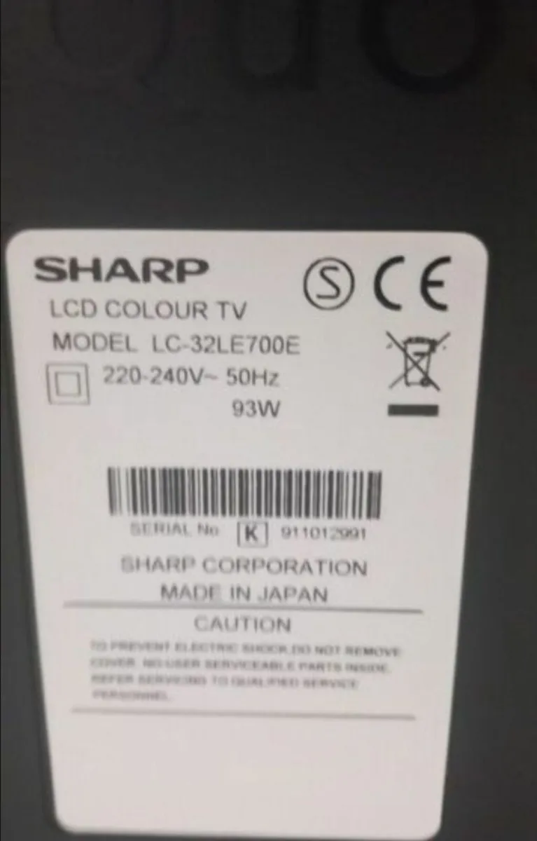 Sharp LCD TV - Image 3