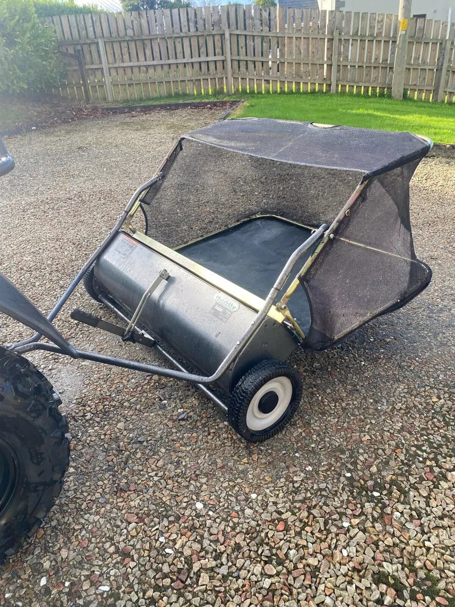 Tow behind lawn/leaf sweeper - Image 1