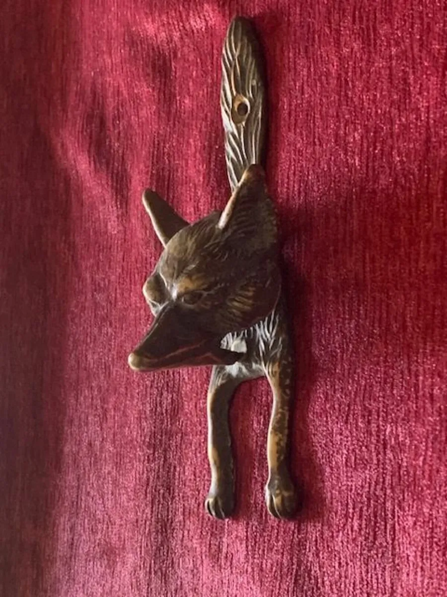 Brass Fox Door Knocker - Image 3