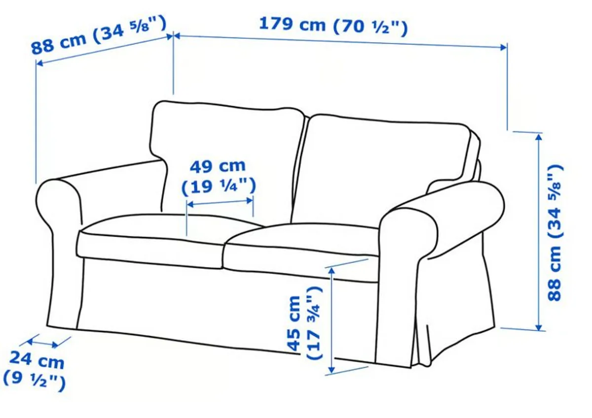 Sofa 2 seater - Image 3