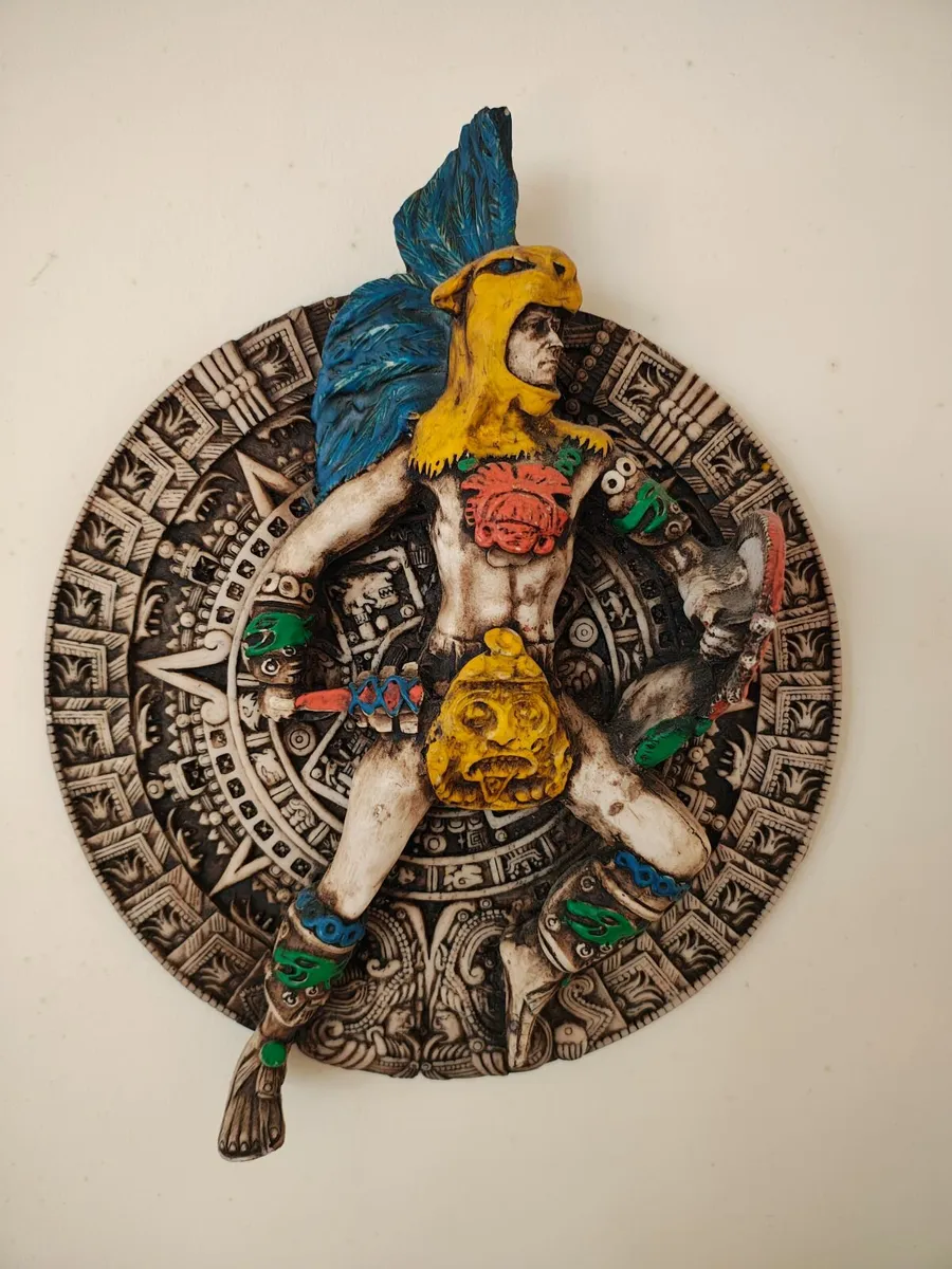 Aztec Warrior on disc calendar - Image 1