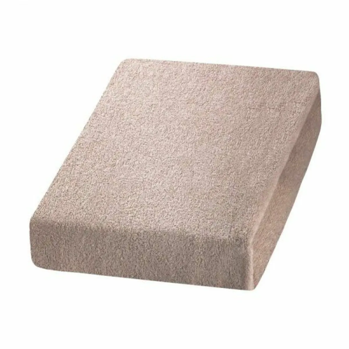 Beige terry sheet for a beauty bed - Image 1