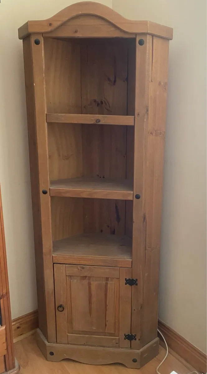 Corner Display Unit with Shelves - Image 2