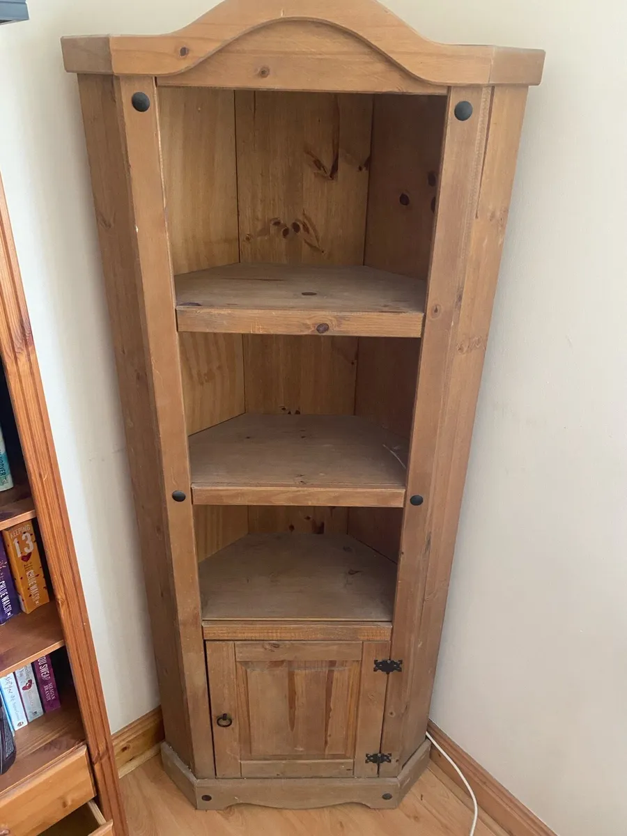 Corner Display Unit with Shelves - Image 4