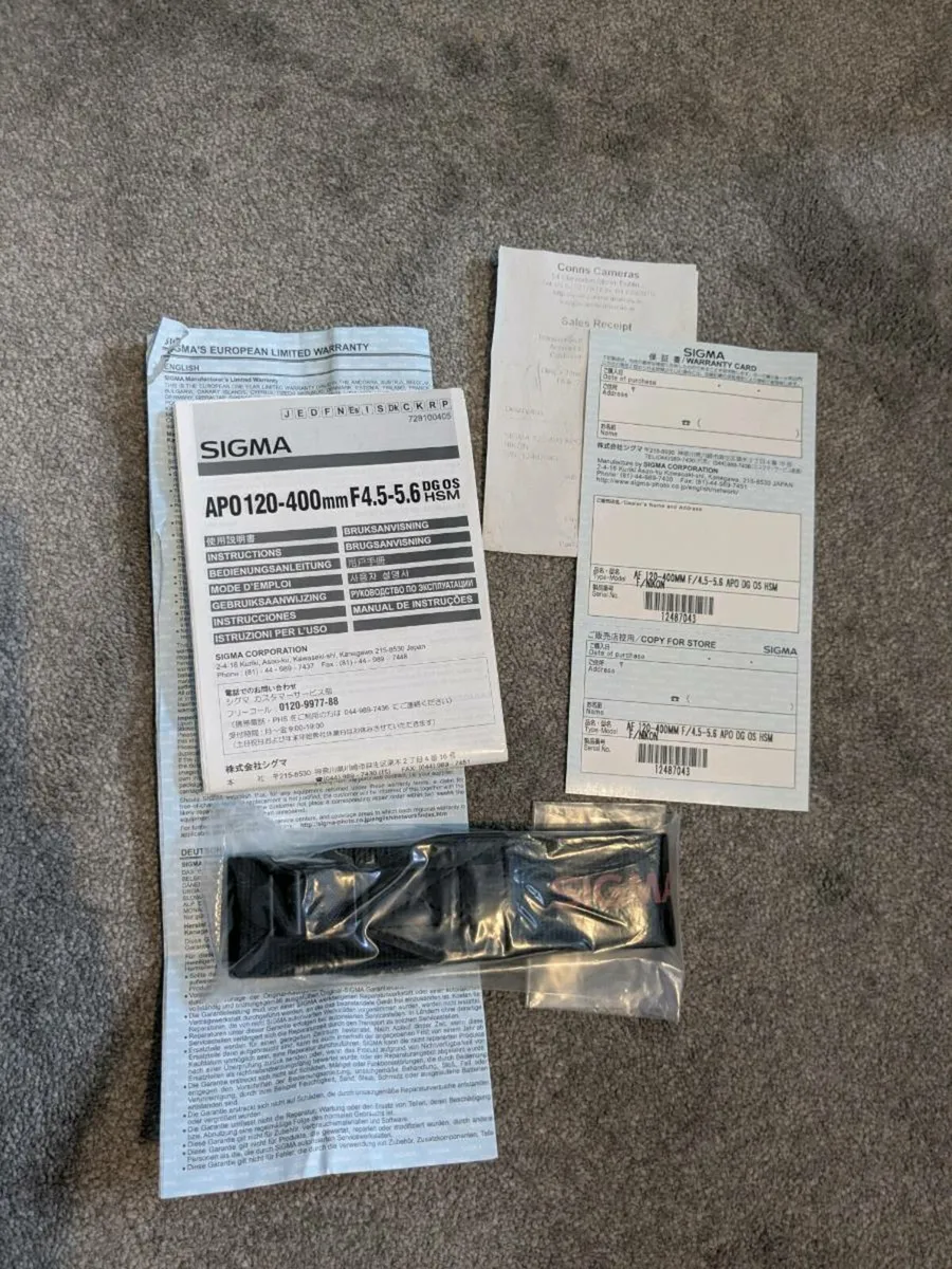 Sigma 120-400mm f4.5-5.6 APO DG OS Nikon F - Image 3