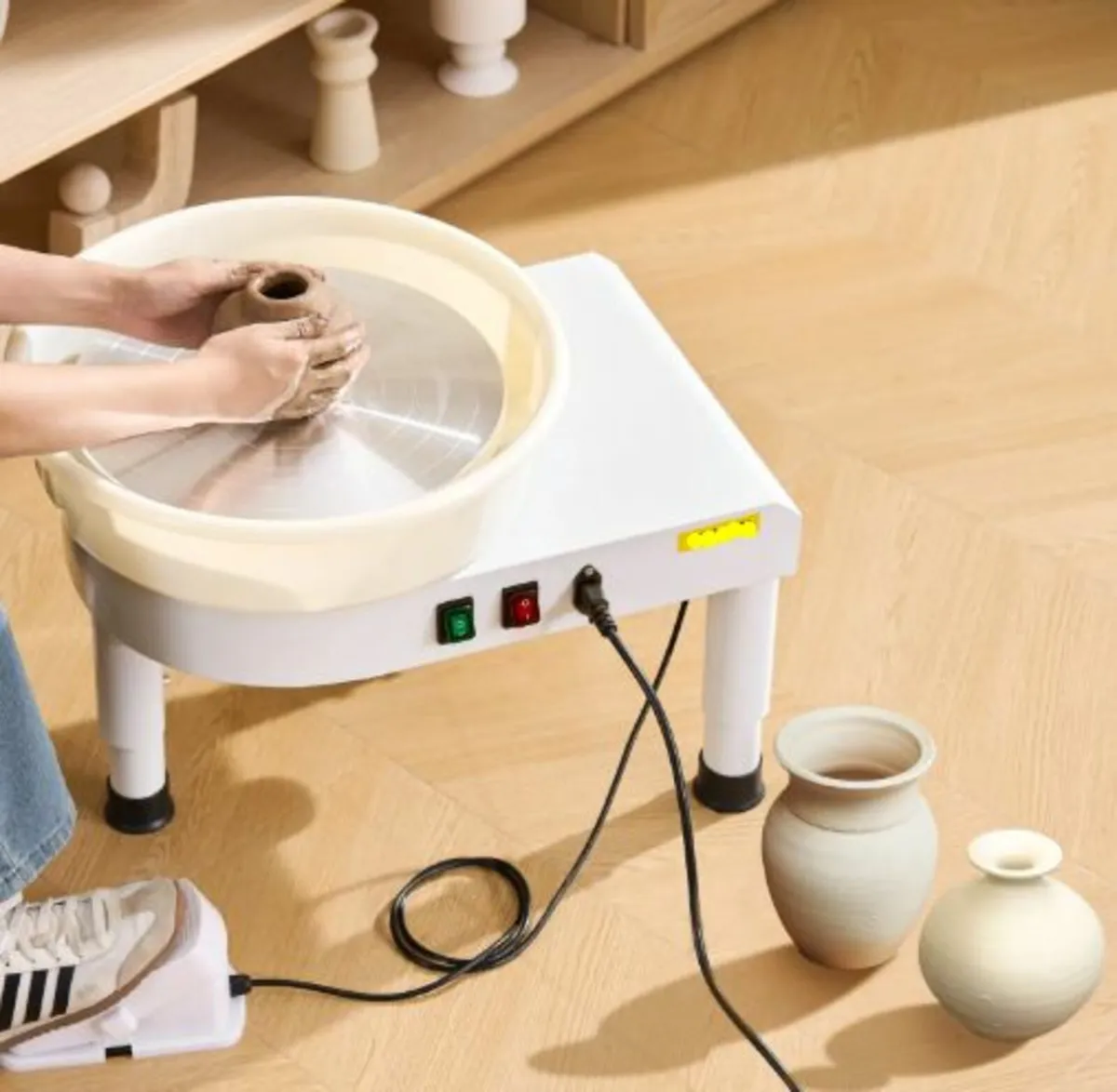 Pottery Wheel, 35 cm Ceramic Wheel Forming Machine - Image 3