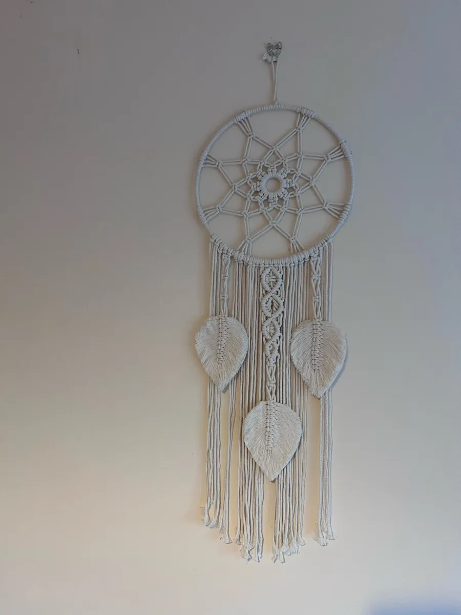Macramé Dreamcatcher wall hanging - Image 2