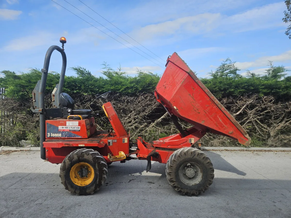 Thwaites 3 Ton Swivel Dumper - Image 1