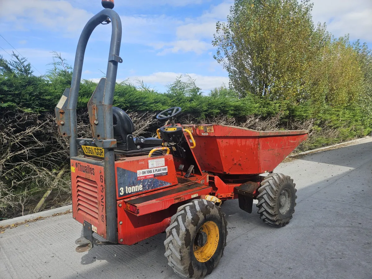 Thwaites 3 Ton Swivel Dumper - Image 3