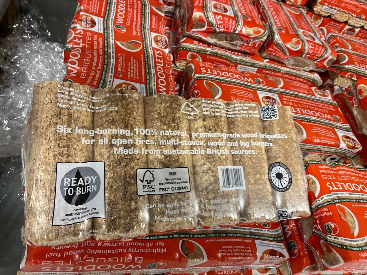 Wood briquettes 6 pack special offer - Image 3