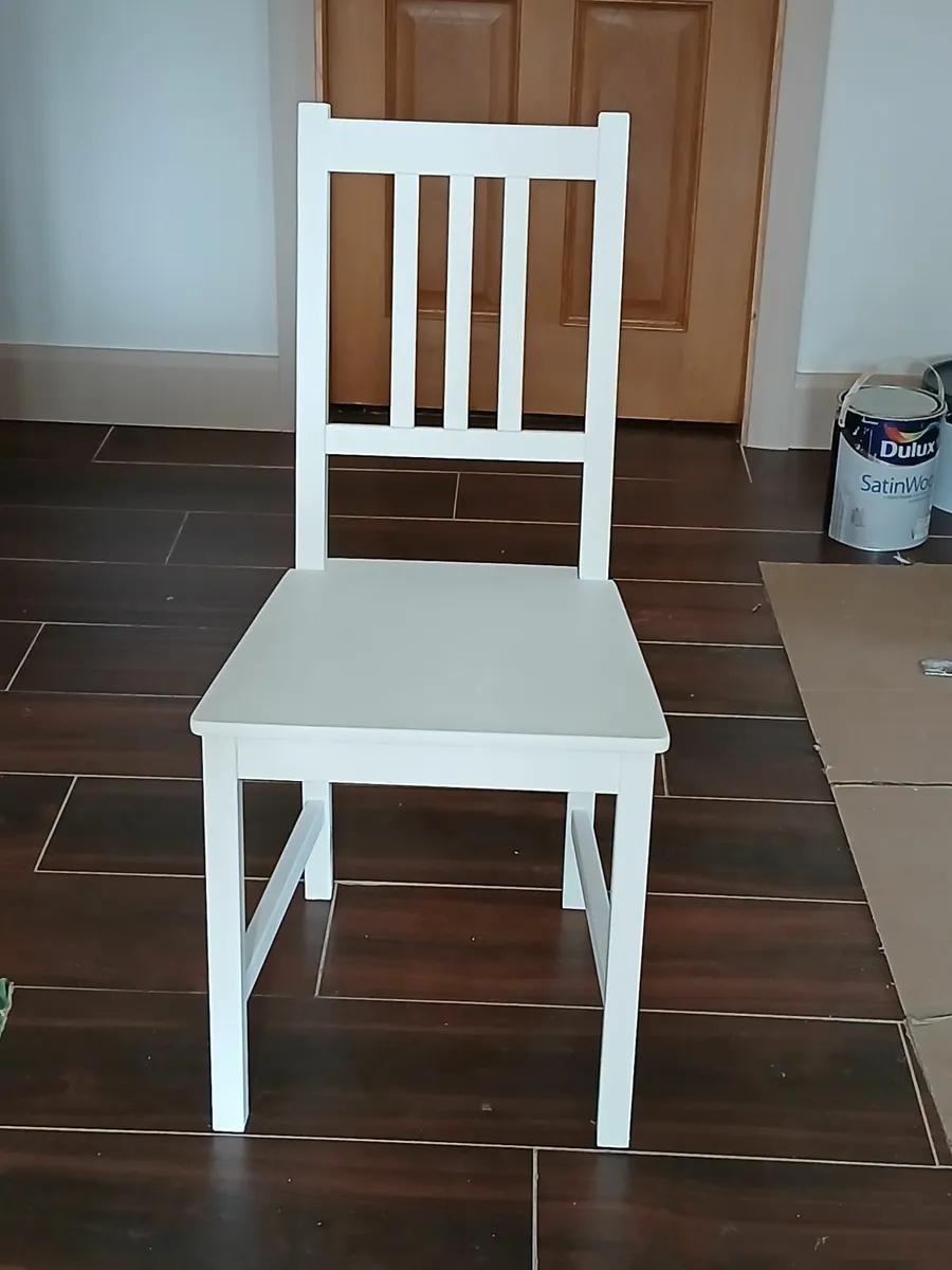 White round extendable dining table - Image 4