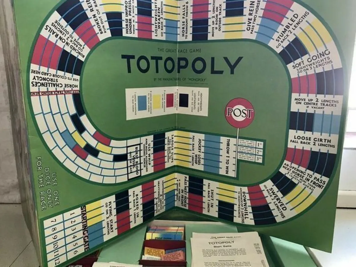 Vintage Waddingtons Totopoly Horse Racing Game - Image 2