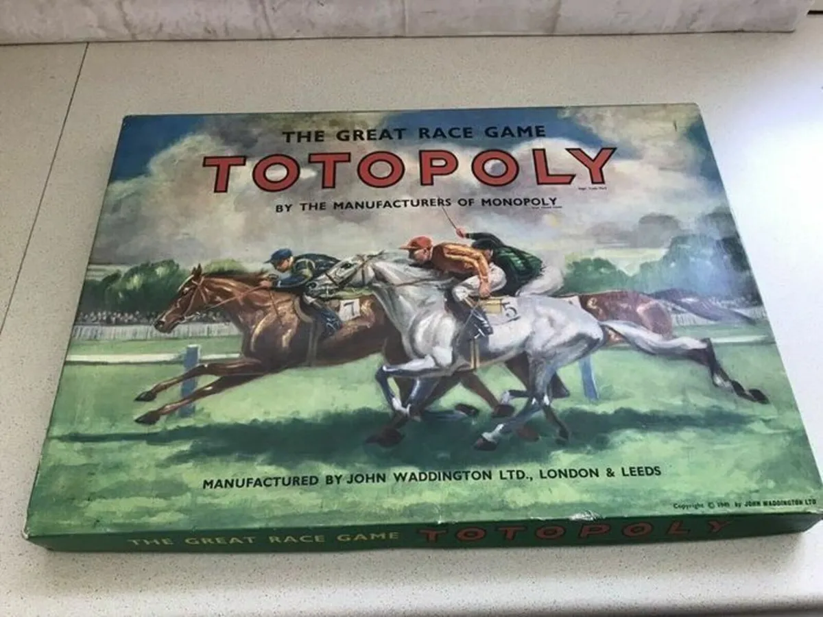 Vintage Waddingtons Totopoly Horse Racing Game - Image 4