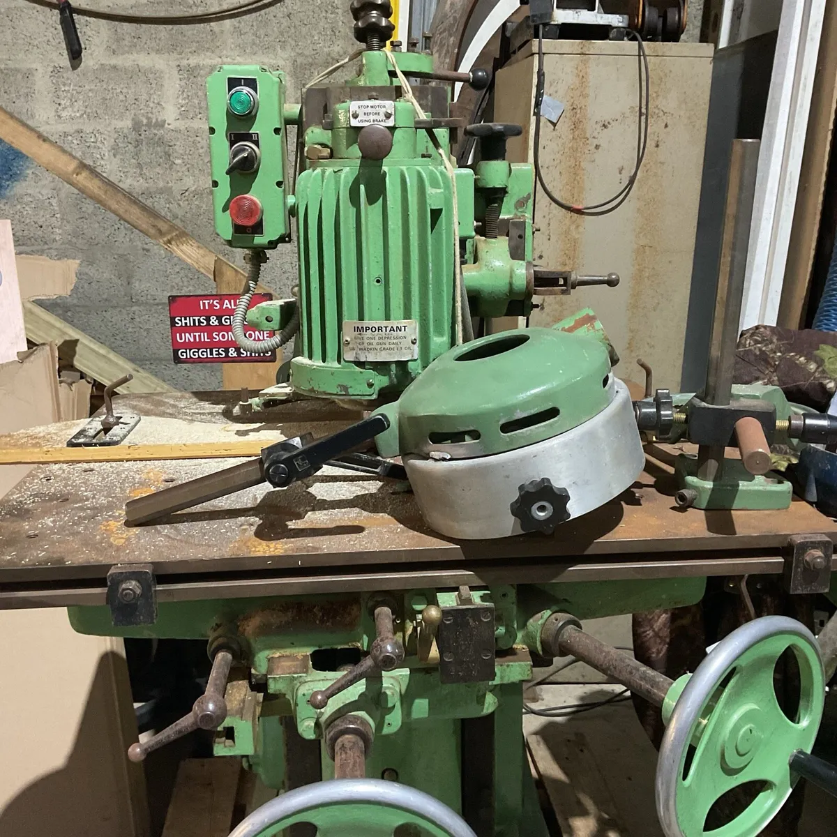 Wadkins LS 4941 Overhead Router c/w Compound Table - Image 3