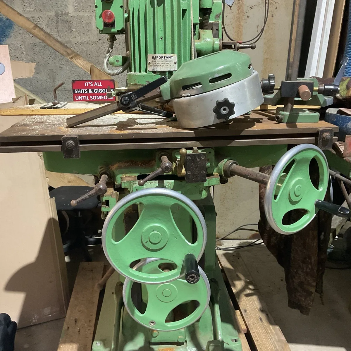 Wadkins LS 4941 Overhead Router c/w Compound Table - Image 4