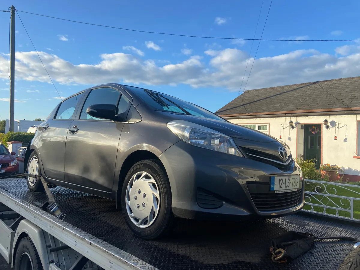 2012 Toyota Yaris  d4d rear damage - Image 1