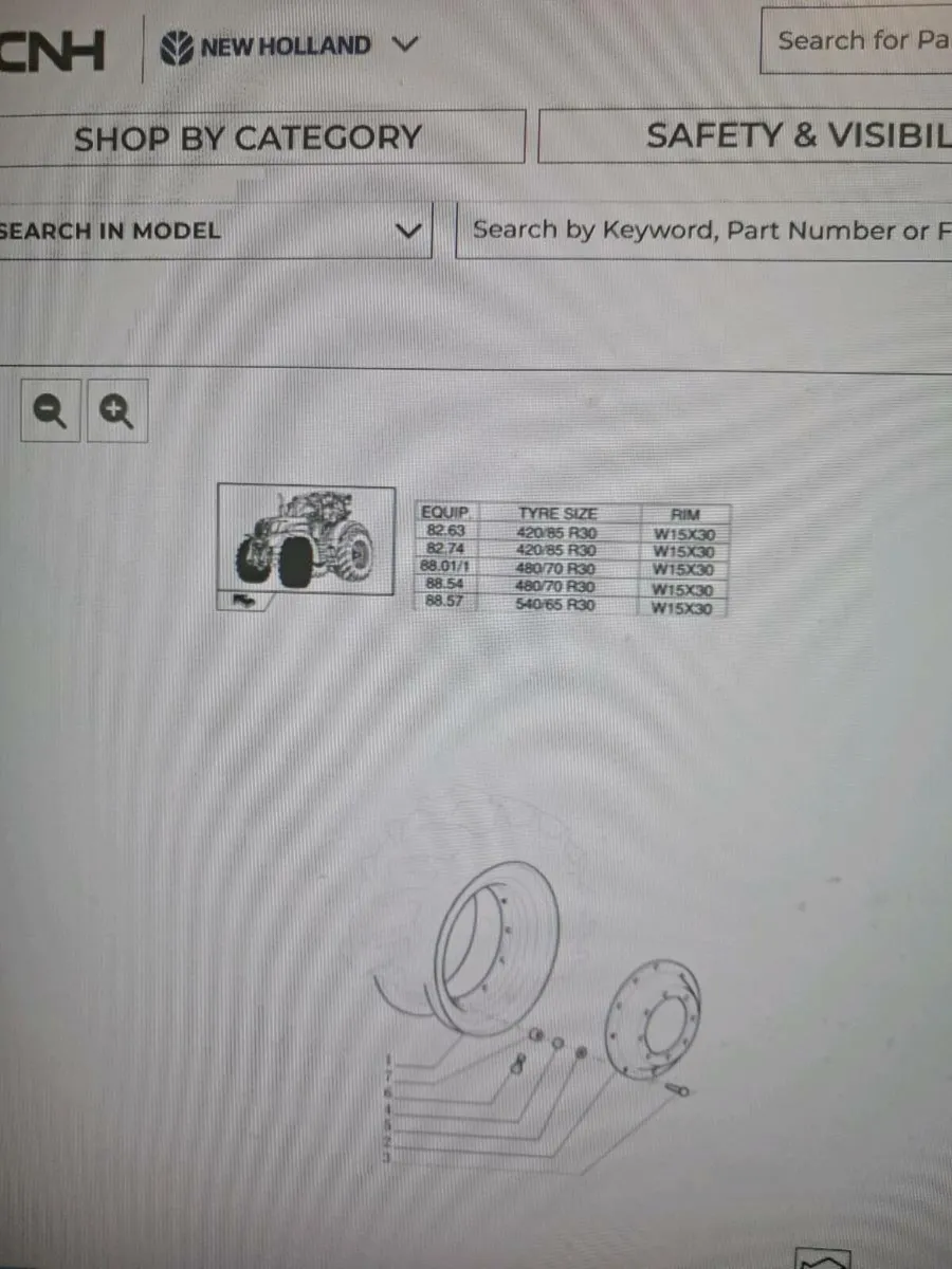 New Holland Lwb T7 T7000 Rims - Image 3