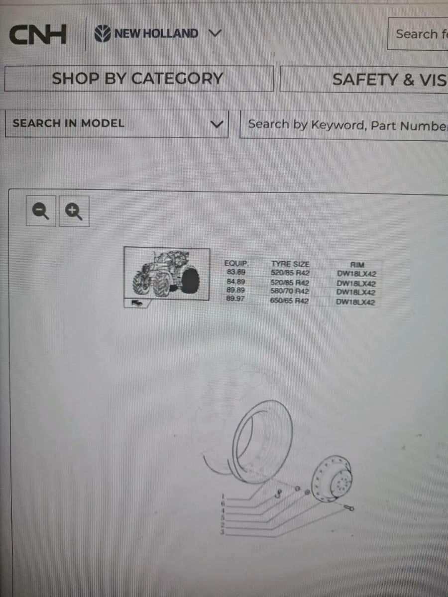 New Holland Lwb T7 T7000 Rims - Image 4