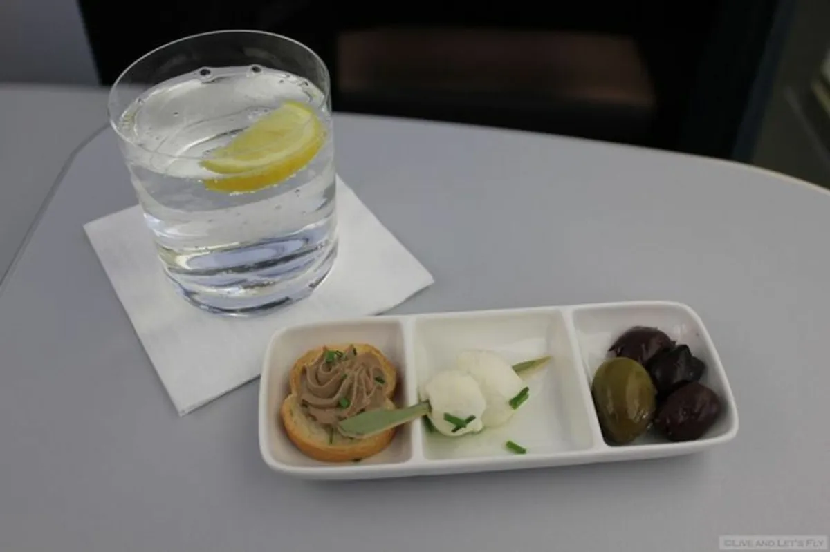 Aer Lingus airlines Canapes tray - Image 3