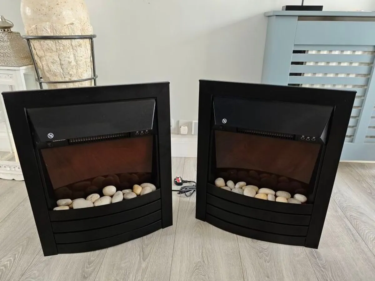 Zanussi 2 KW Black Electric Inset Fire Stove - Image 2