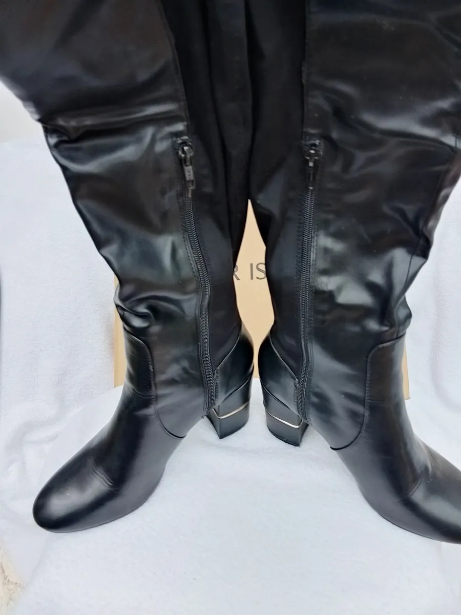 Riverisland Black OVER The Knee Boots - Image 2