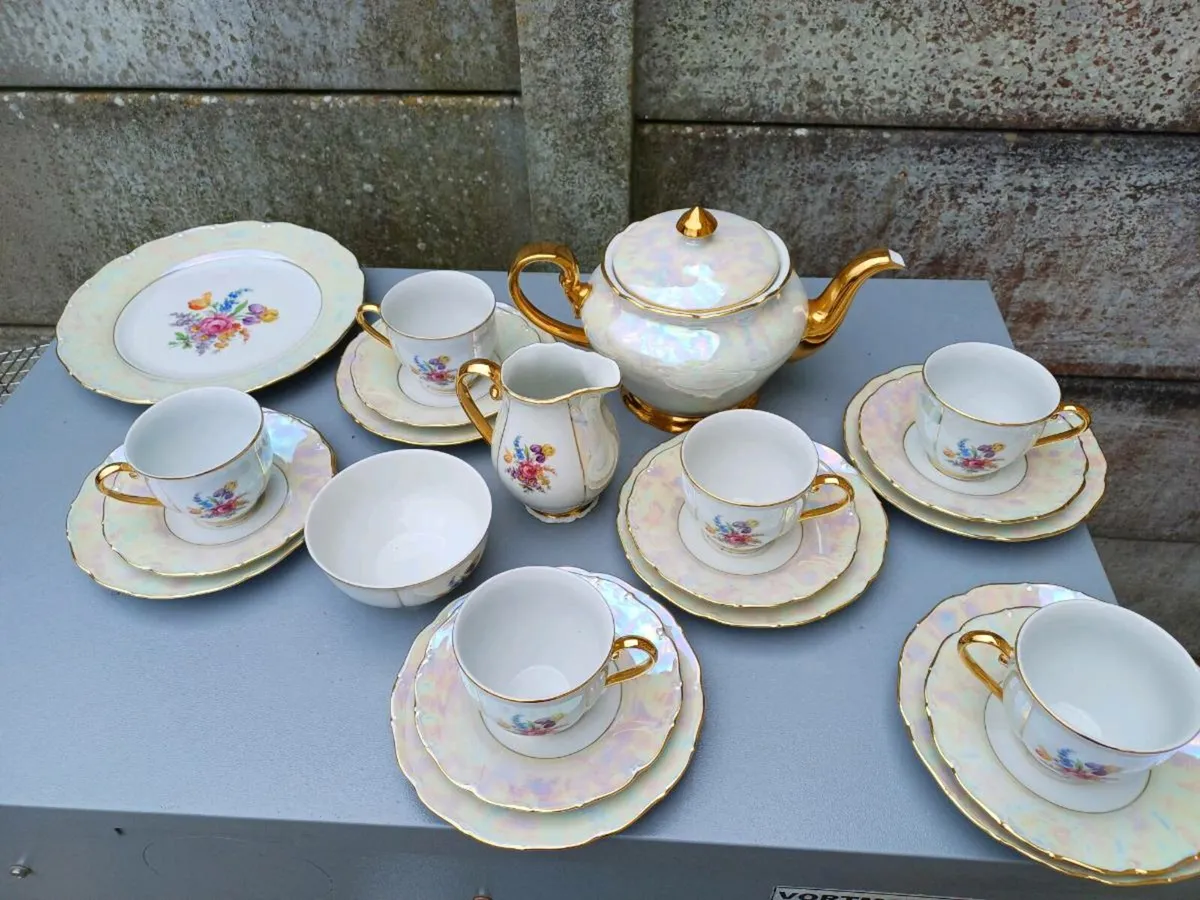 Vintage Pearl Lustre Ware Teaset - Image 1