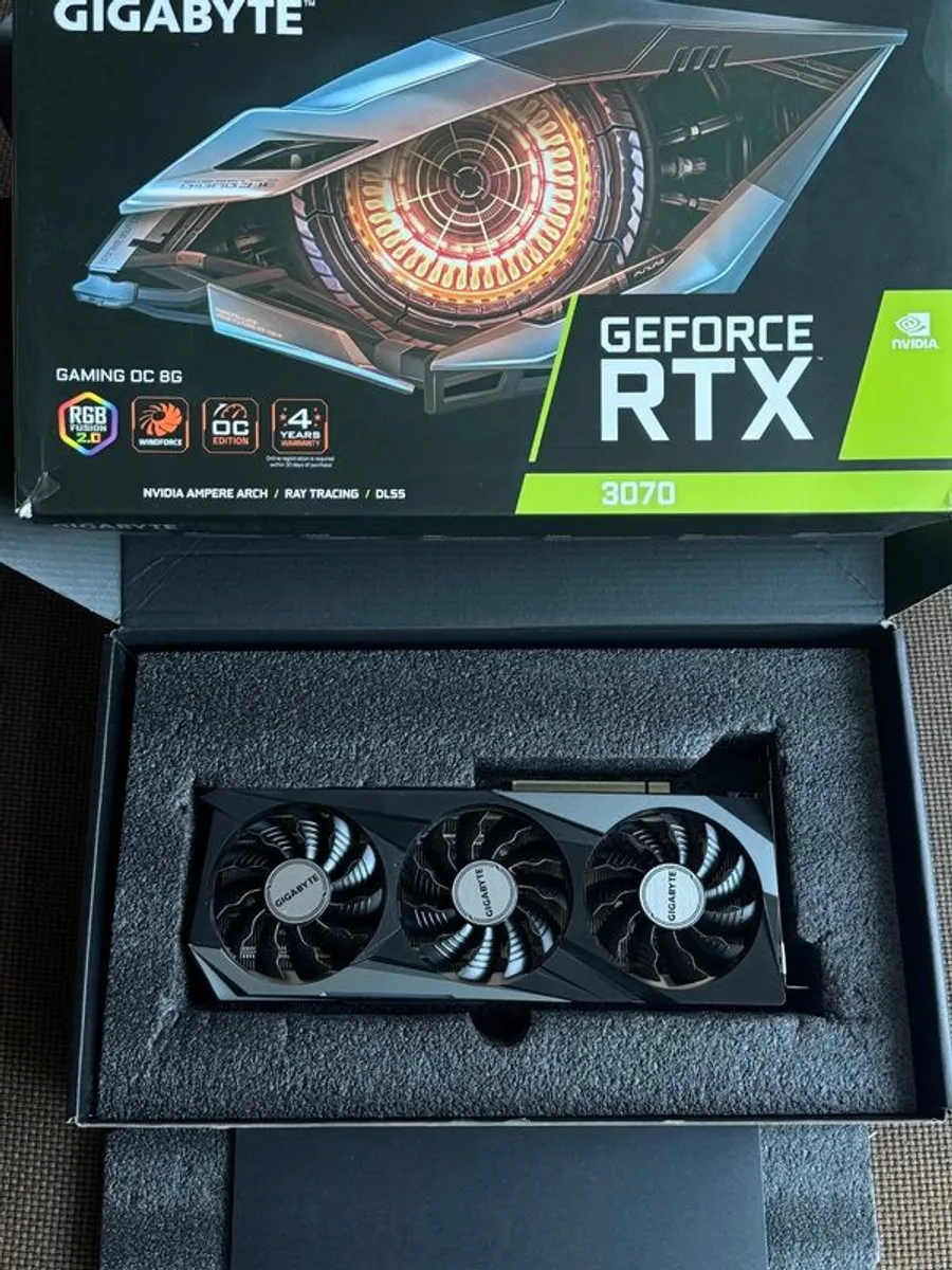 Gigabyte GeForce RTX 3070 GAMING OC 8GB V2 LHR Graphics Card - Image 1