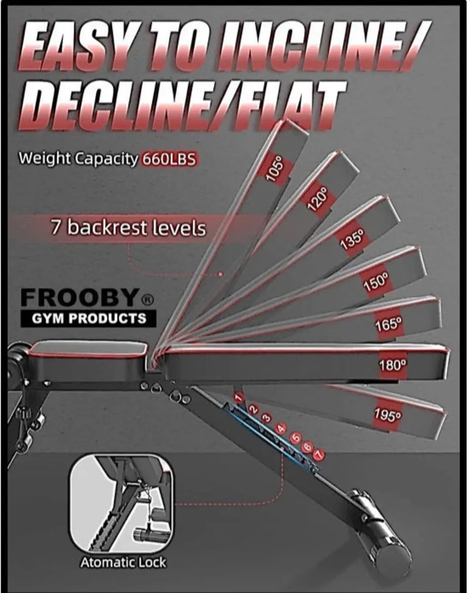 Weight Exercise Bench Home Gym - Image 2