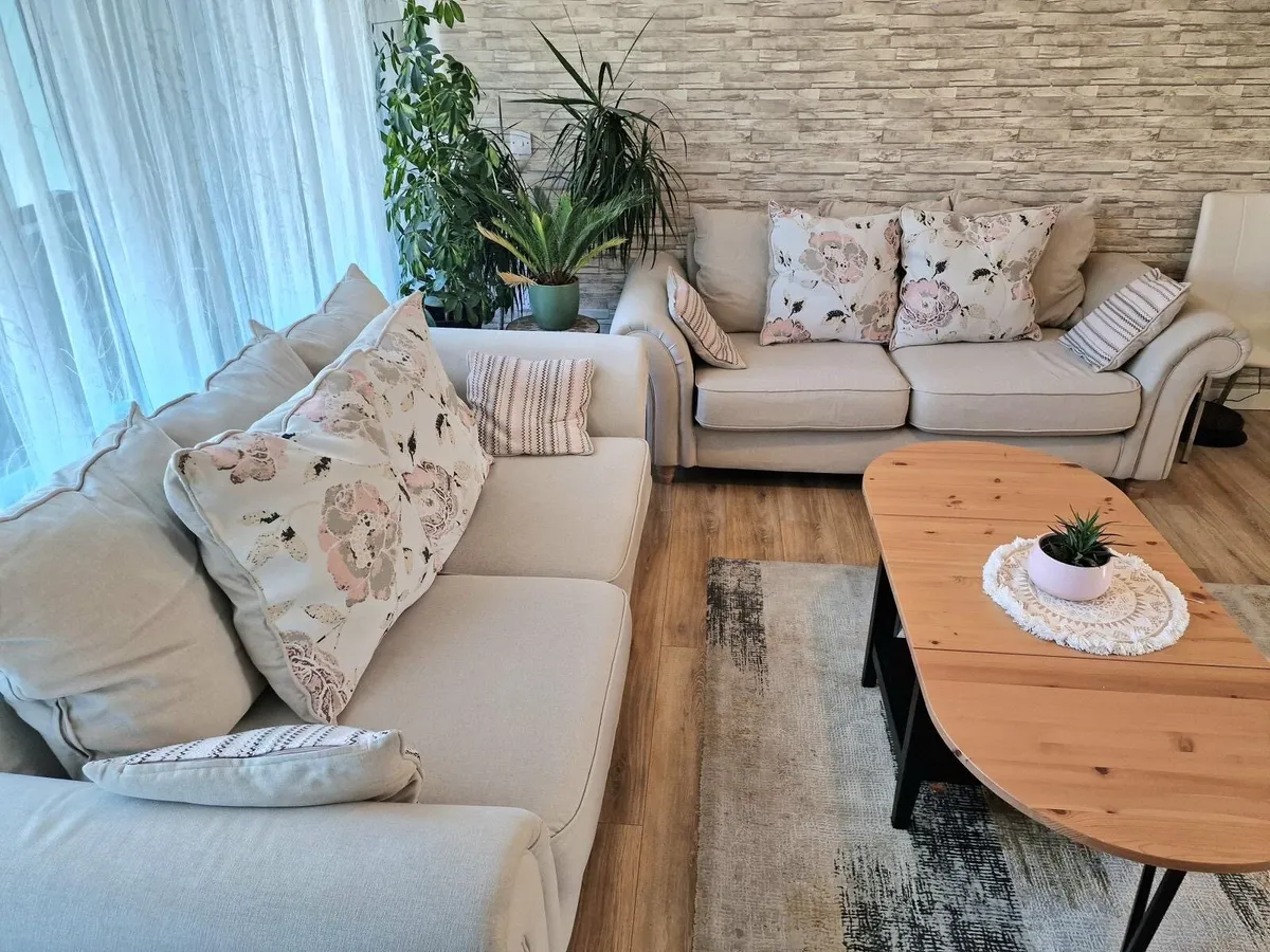 2 three-seater sofas - Image 2