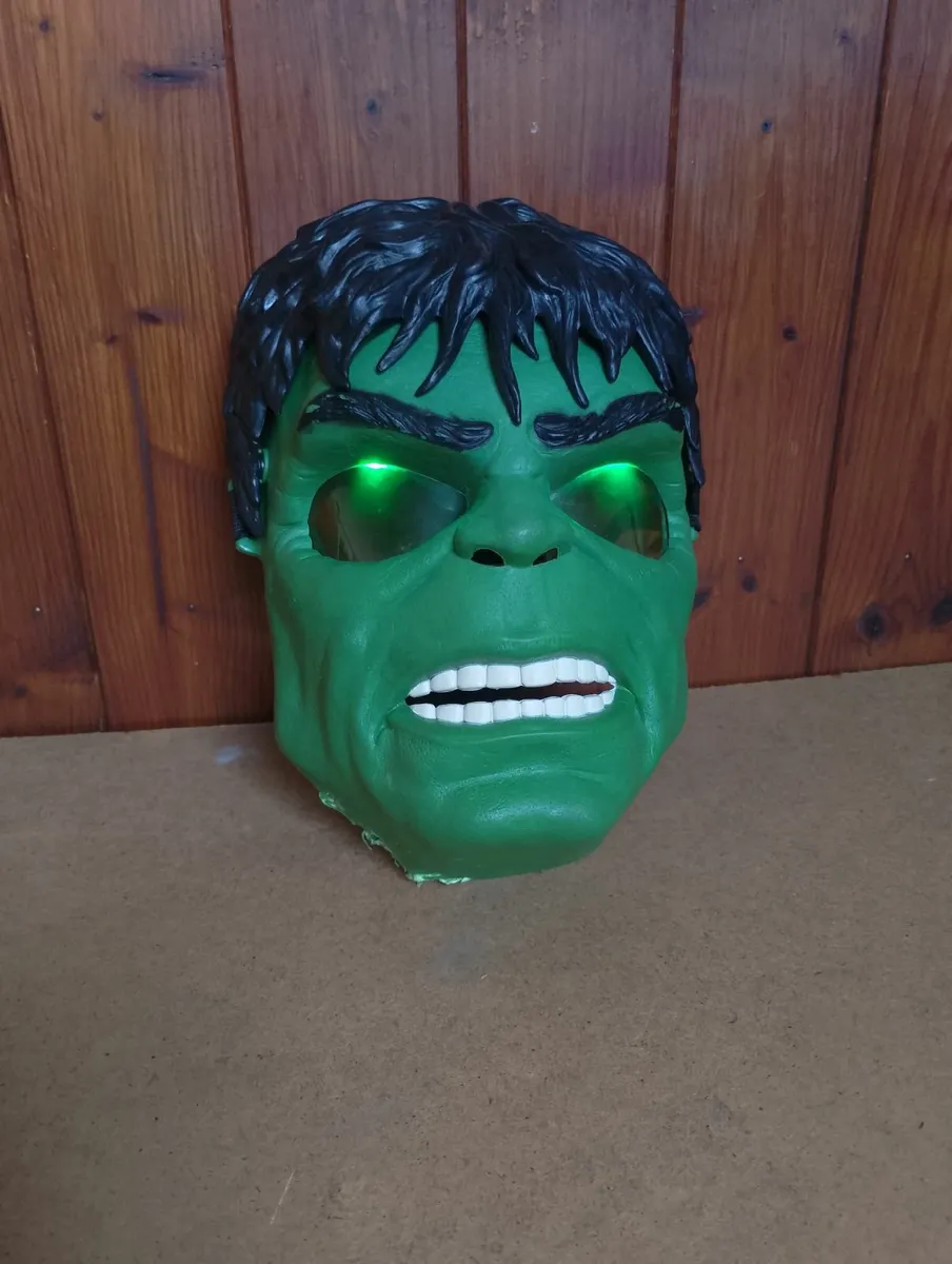 Halloween Hulk mask with light - Image 3