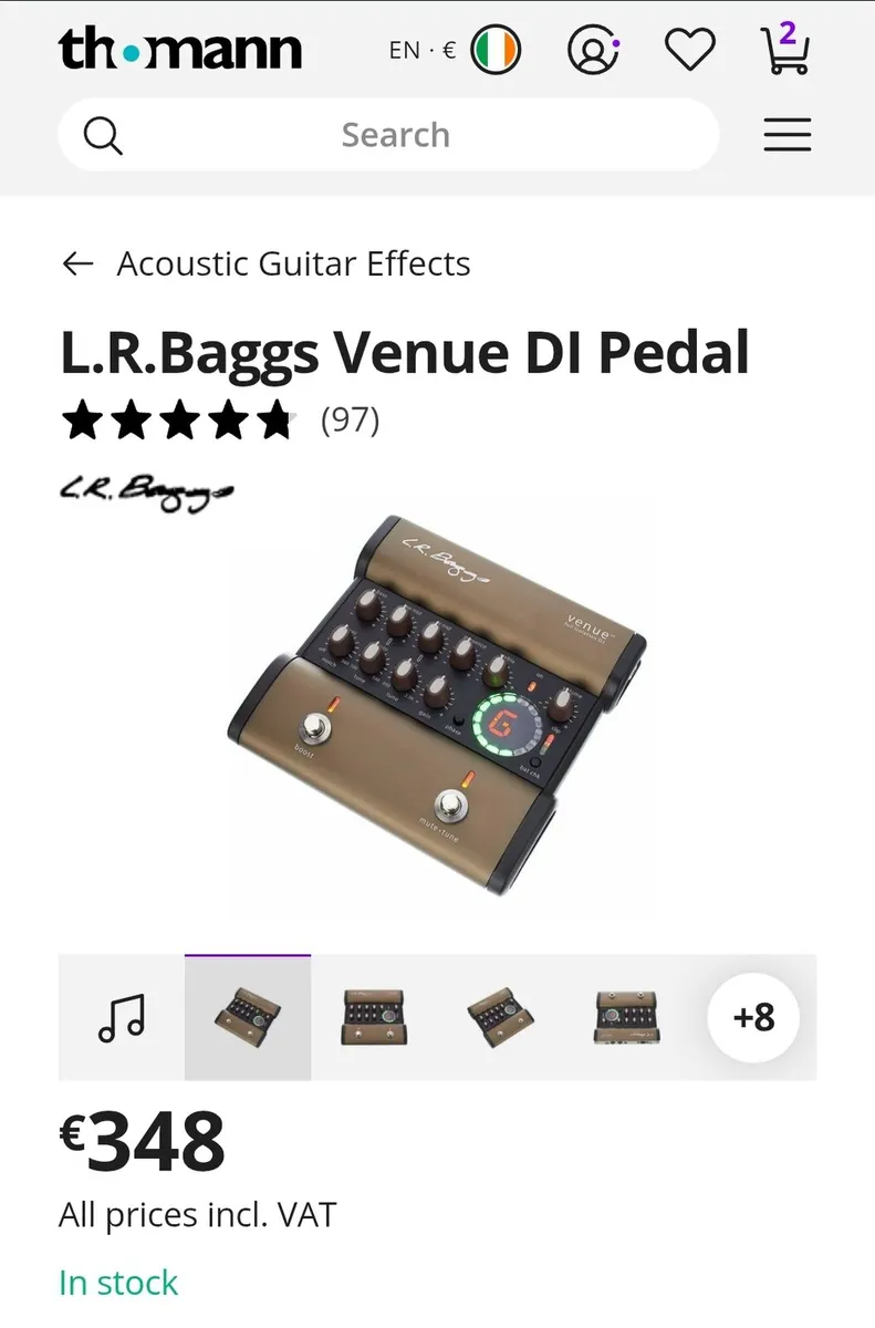 LR Baggs Guitar Pedal - Image 1