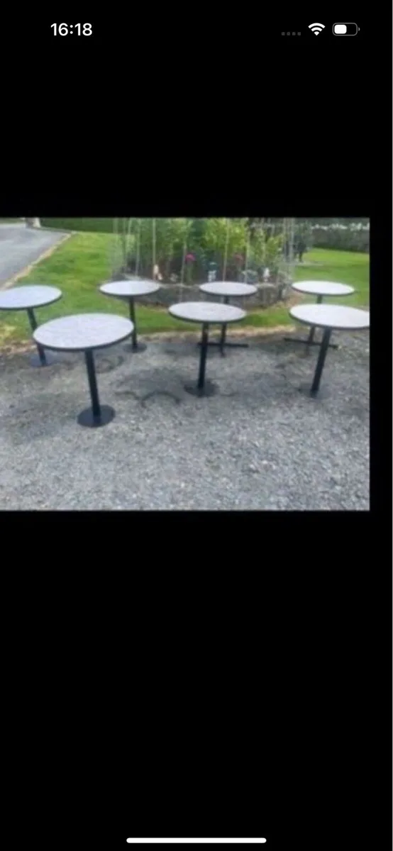 5 bar tables - Image 1