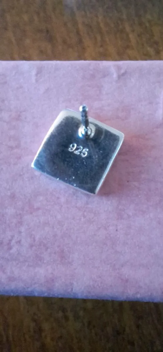 Sterling Silver Earrings Etch - Image 3