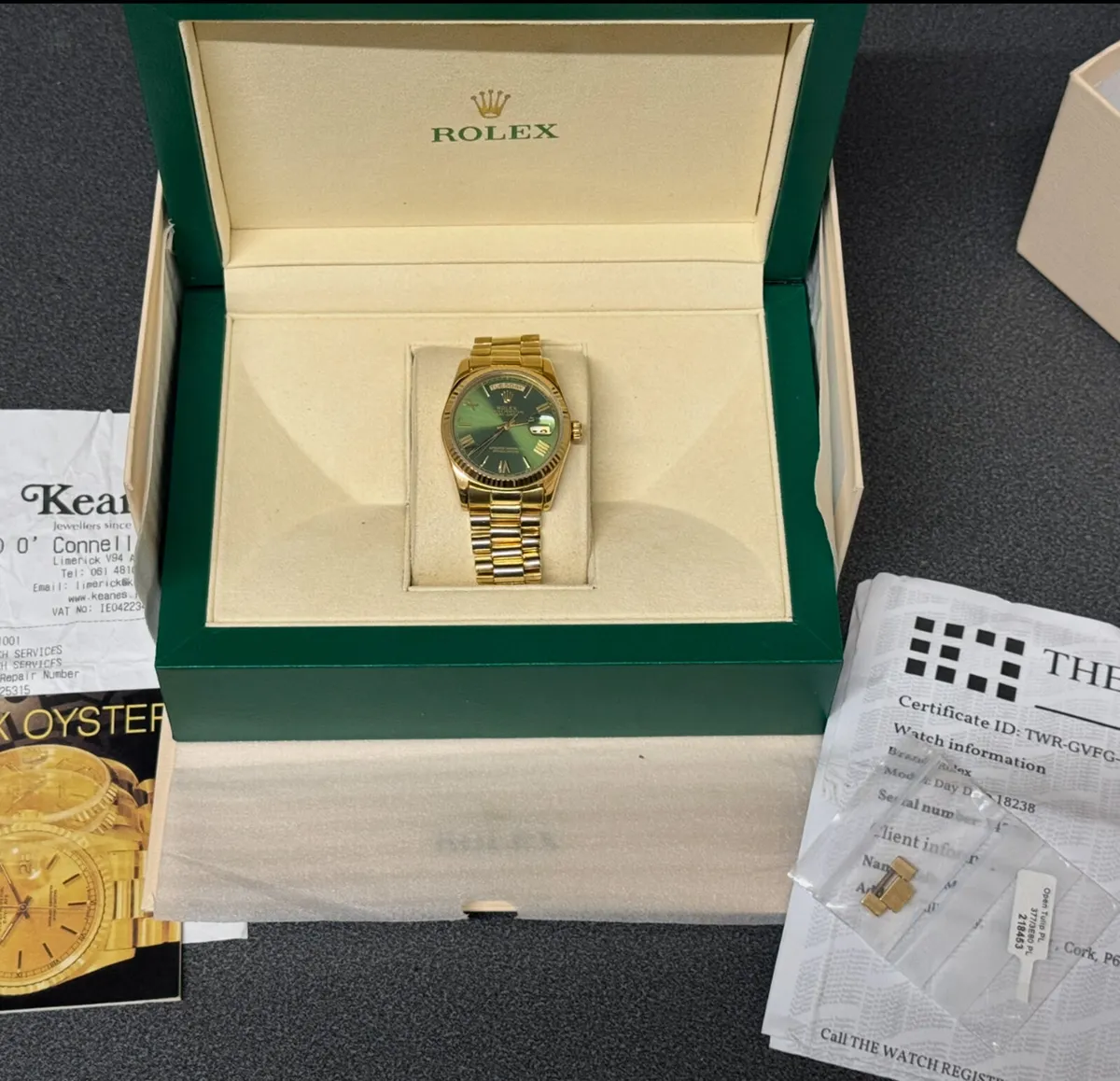 1991 Rolex Day Date Presidential - 18CT Gold - Image 1