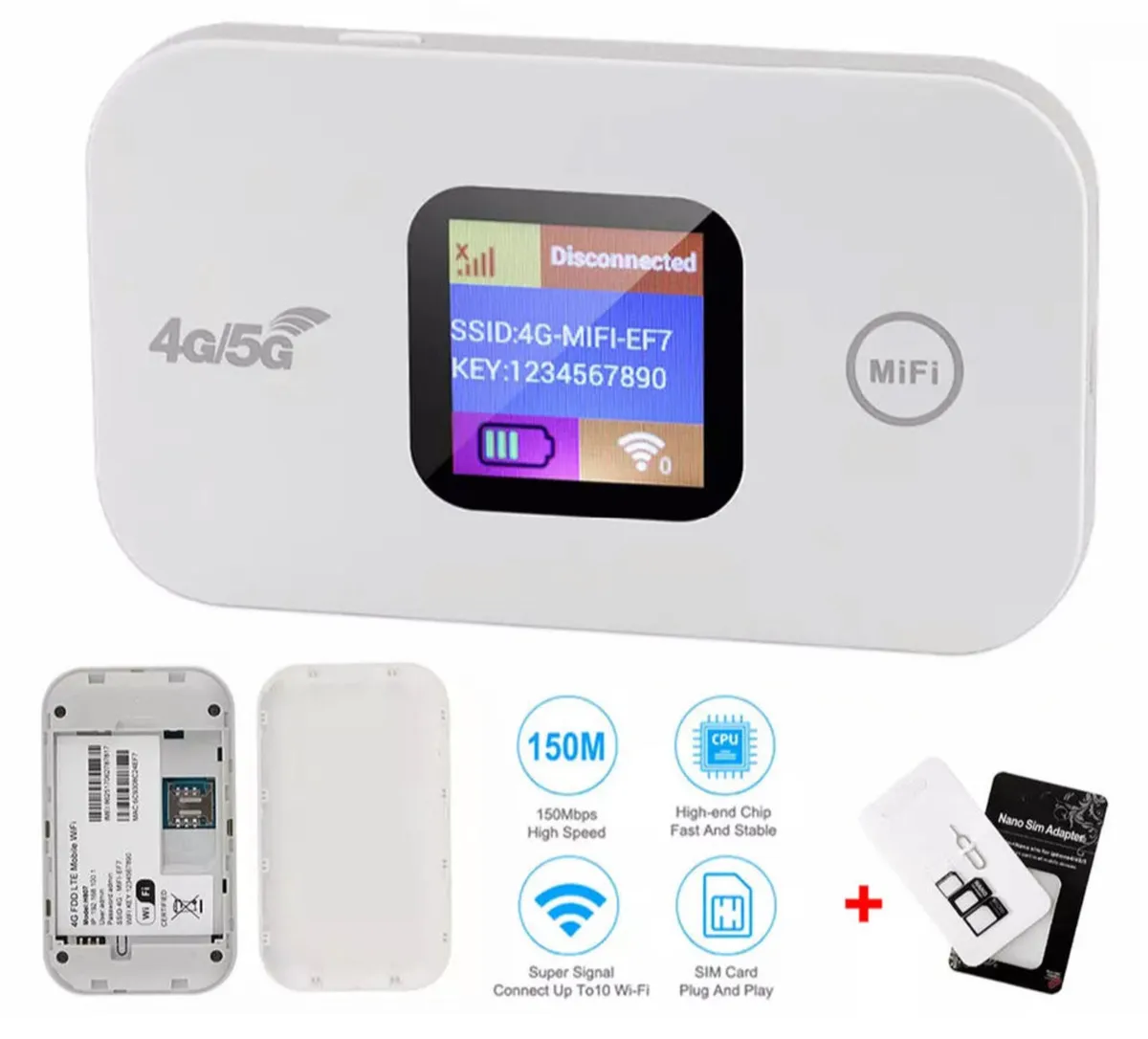 NEW Portable Unlocked 4G LTE Wireless WiFi - Image 1