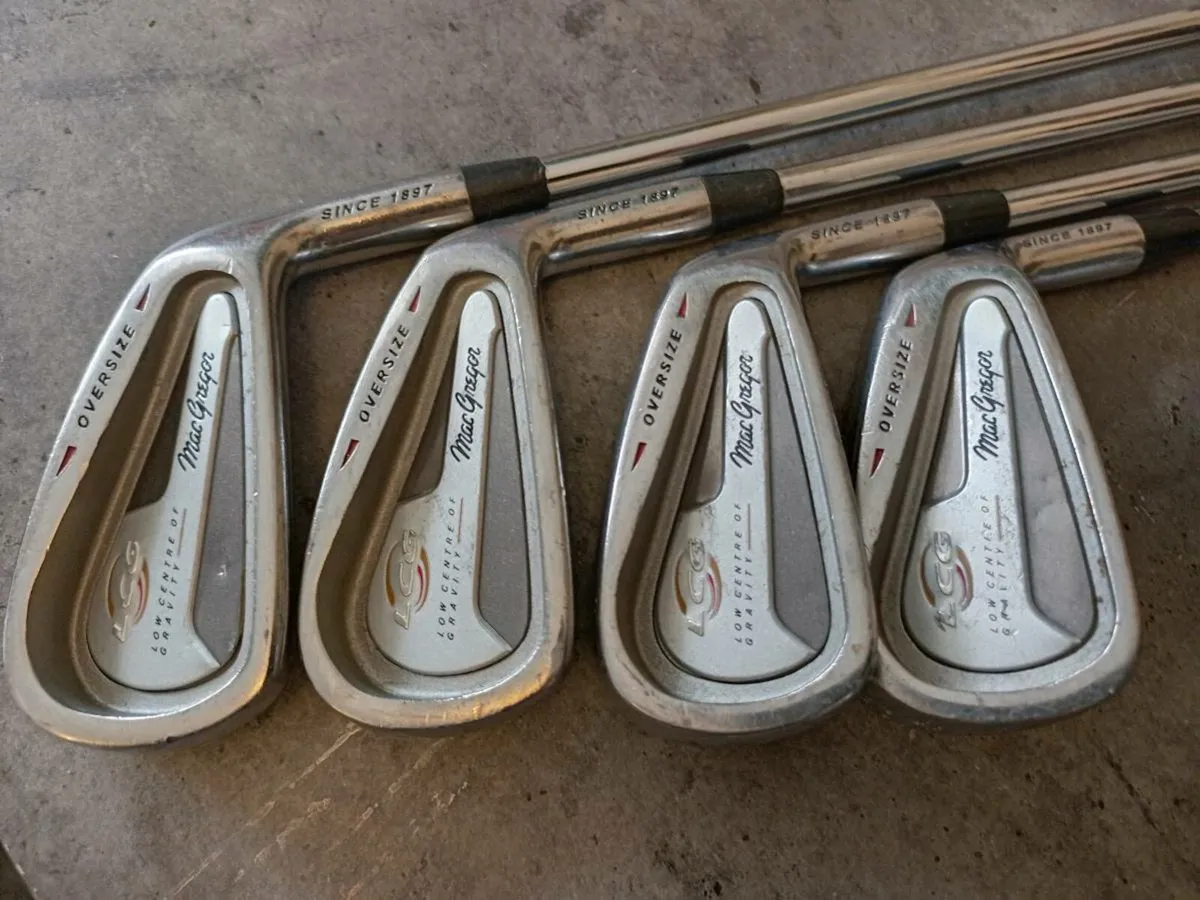 McGregor golf irons. Right handed clubs - Image 2