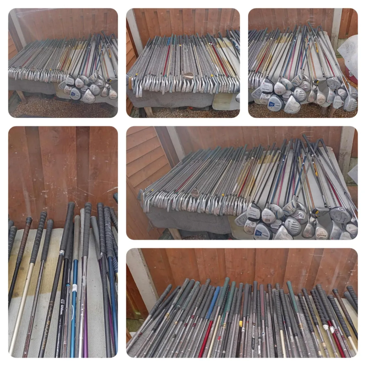 A selection of golf clubs. Right handed clubs. - Image 2