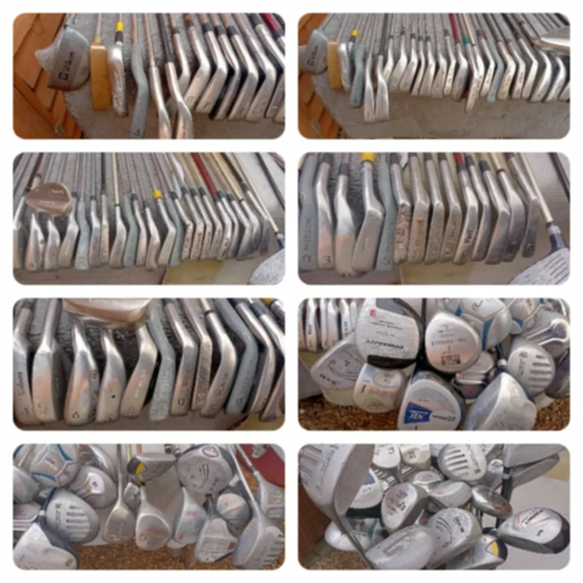 A selection of golf clubs. Right handed clubs. - Image 3