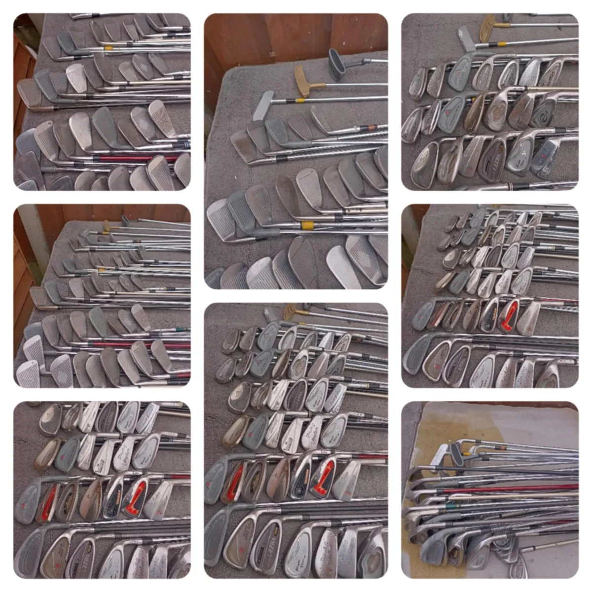 A selection of golf clubs. Right handed clubs. - Image 4