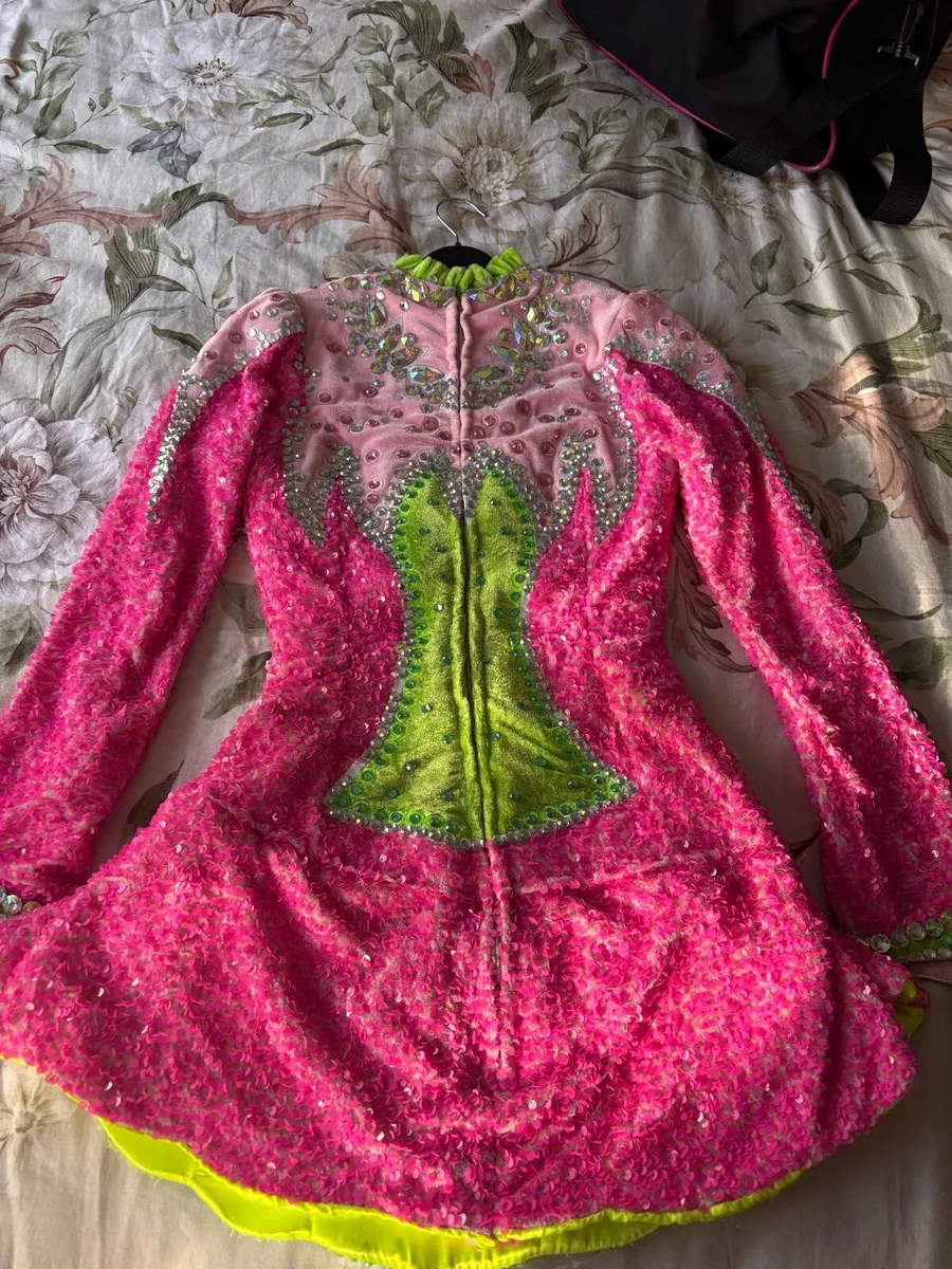 Stunning Irish dancing dress for sale - Image 3