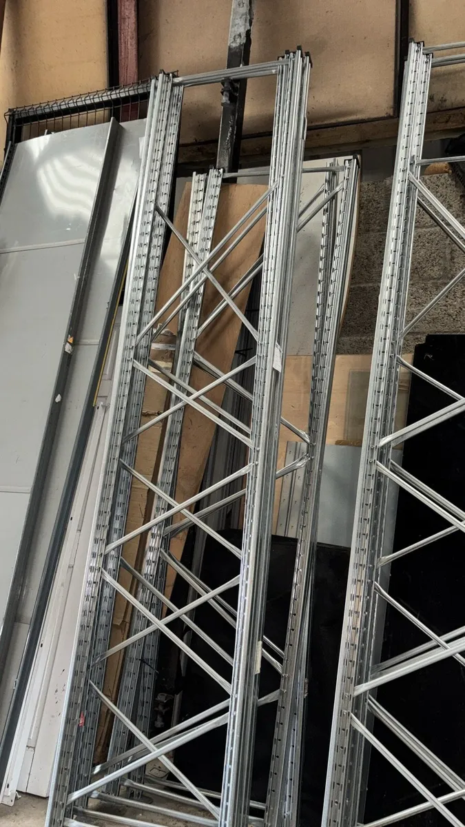 Store/ Parts Shelving Galvanized various depths - Image 2