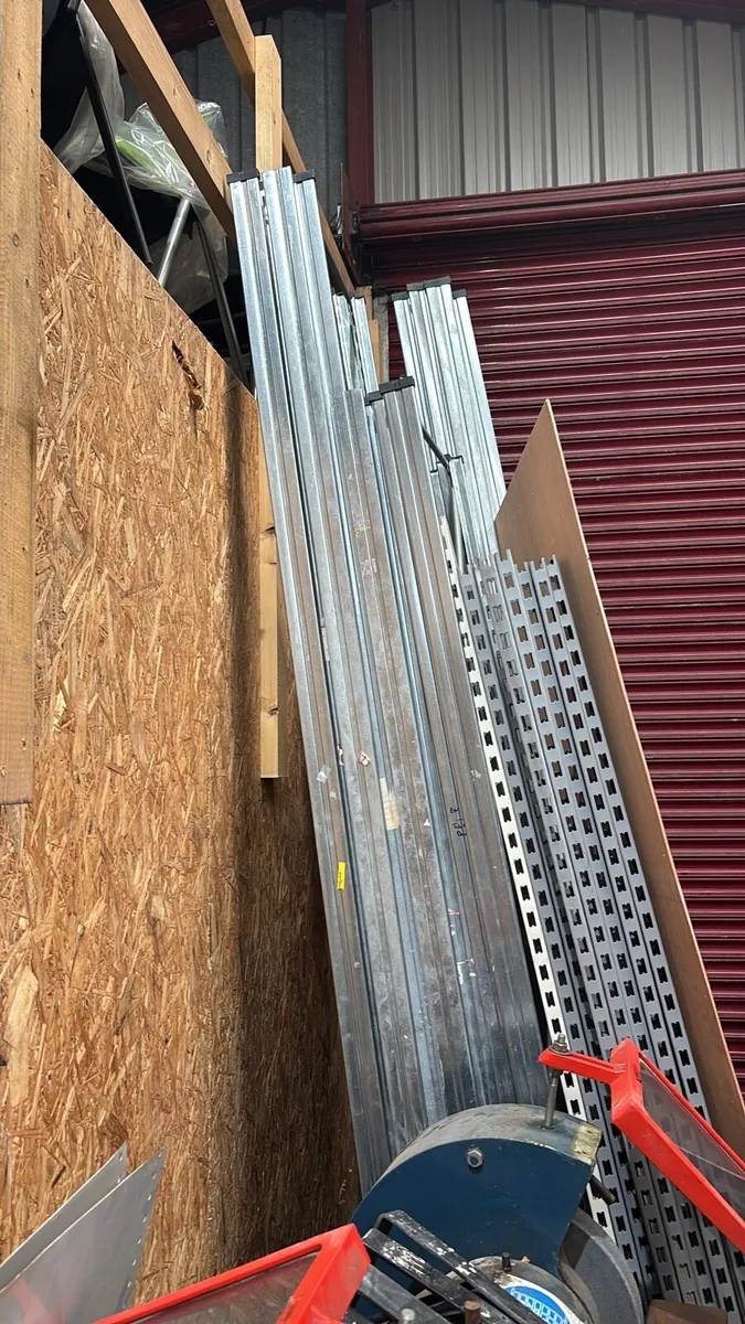 Store/ Parts Shelving Galvanized various depths - Image 3