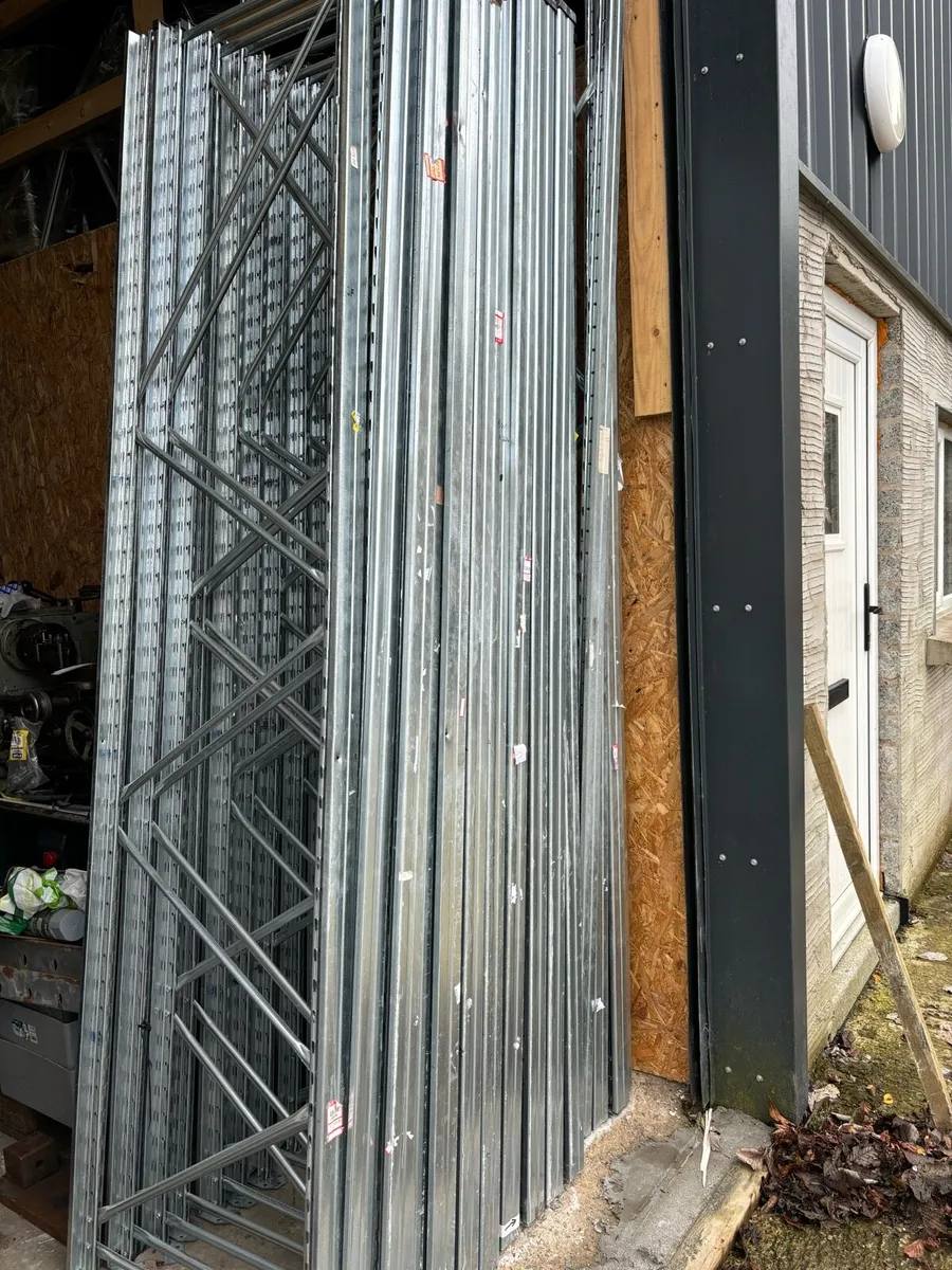 Store/ Parts Shelving Galvanized various depths - Image 1